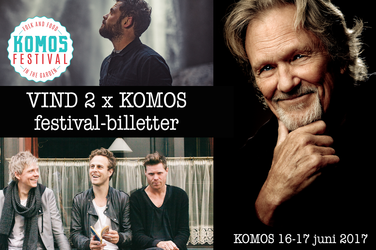 KOMOS - Vind billetter til ny festival i Kongens Have i København